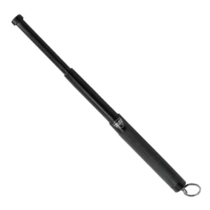12" Expandable Steel Baton, Police Force Tactical, w/Keyring
