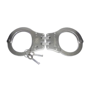 Hinged Stainless Steel NIJ-Handcuffs, Police Force Tactical
