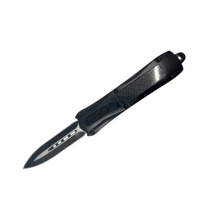 Carbon Fiber OTF Knife , Automatic, w/ Belt Clip, Armed Force