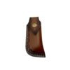 3.5" Damascus Drop Point Blade Knife w/ Abalone Handle - view 5