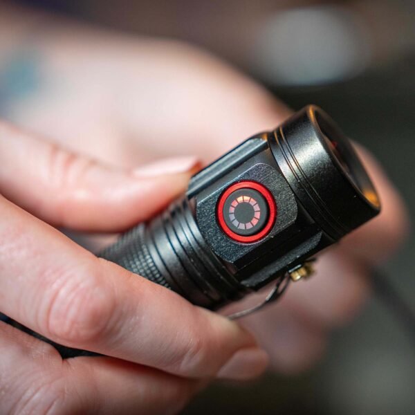 Tactical 1,500-Lumen Rechargeable Flashlight - view 3