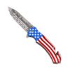 9" Spring Assisted USA Knife with Flag Handle - view 5