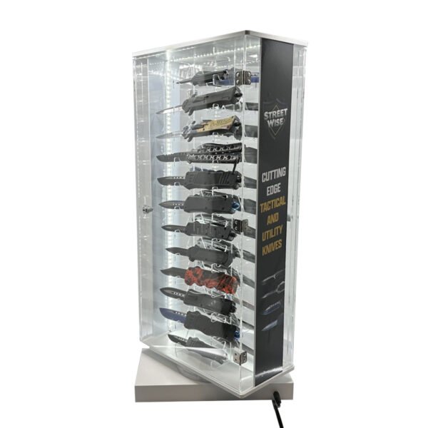 Streetwise 2 Sided 24 Count Knife LED Rotating Display - view 7