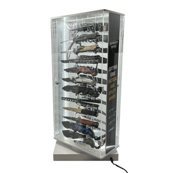 Streetwise 2 Sided 24 Count Knife LED Rotating Display - view 2