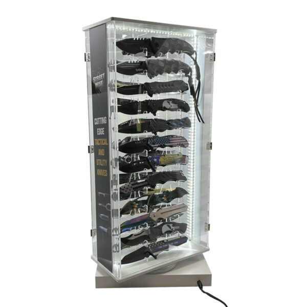 Streetwise 2 Sided 24 Count Knife LED Rotating Display - view 4