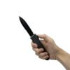 5.5" Automatic OTF Knife w/ Half Serrated Dagger Blade - view 4