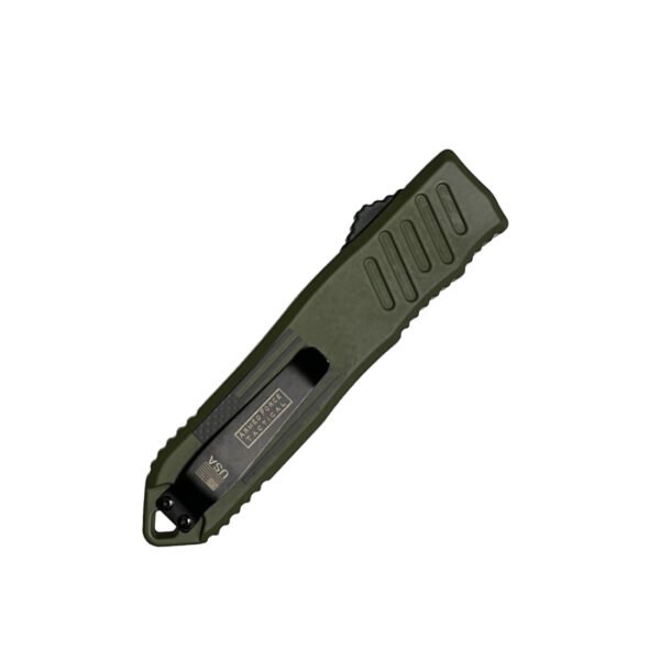 5.5" Automatic OTF Knife w/ Half Serrated Dagger Blade - view 3