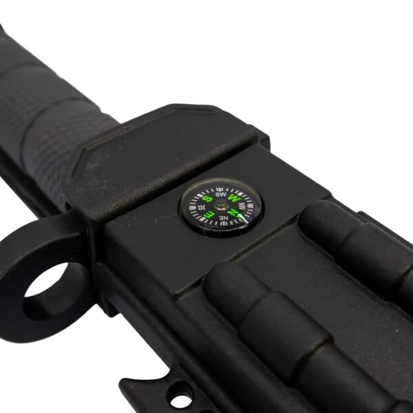 12.5" Fixed Blade Survival Knife with Sheath, Fire Starter, & Sharpening Rod - view 3
