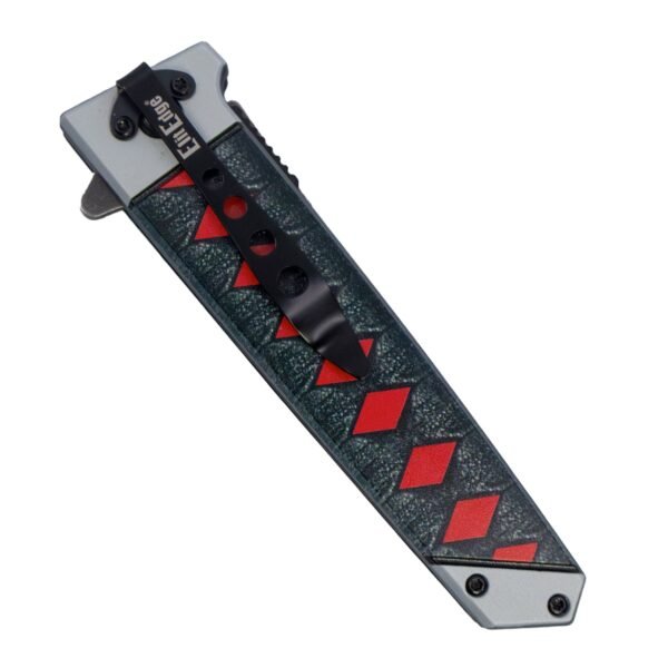 9" Spring Assisted Anime Knife with Tanto Blade - view 3